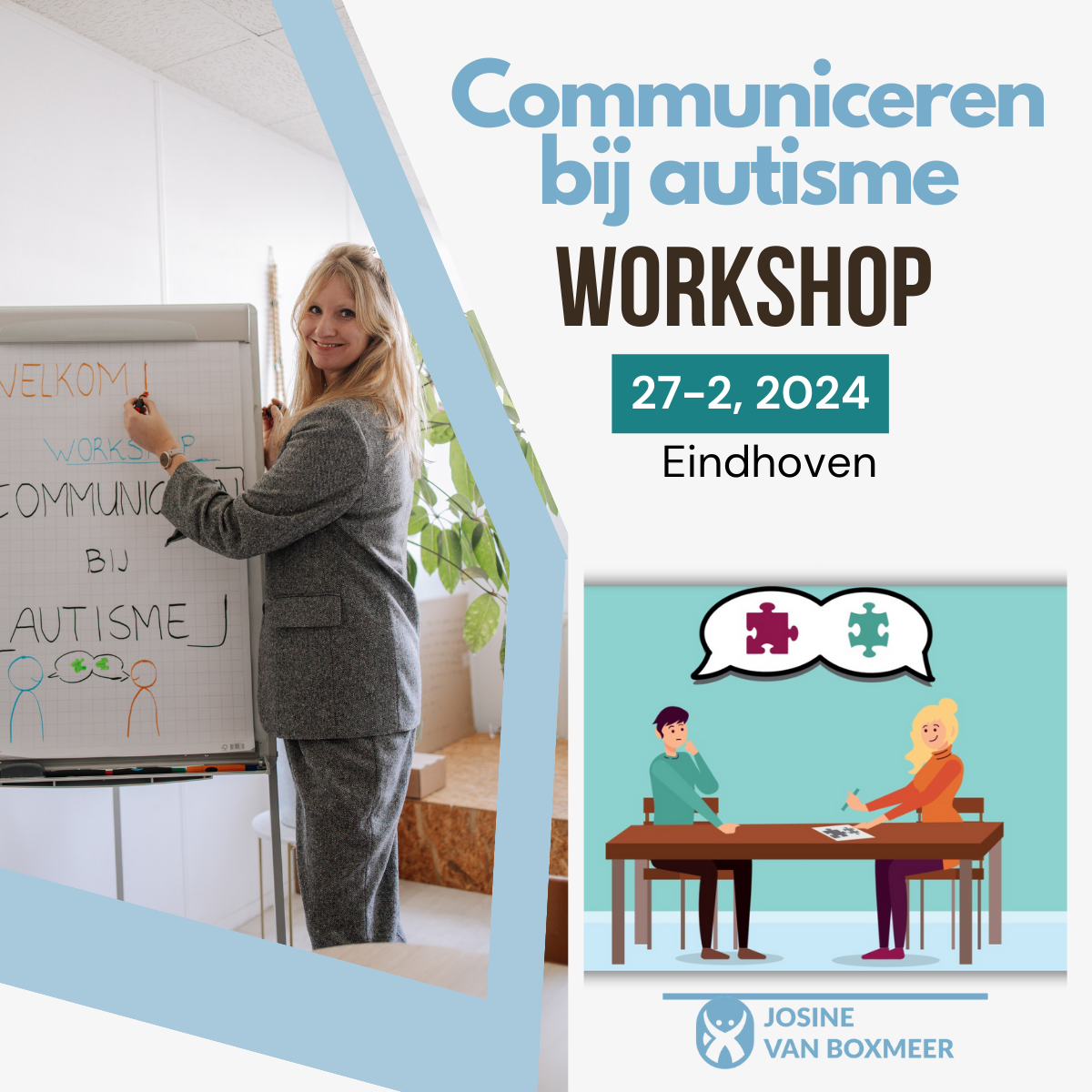 Workshop Communiceren bij autisme 27 februari